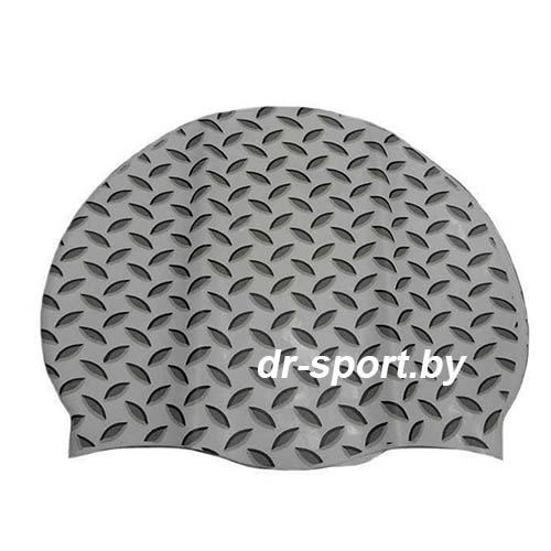 Шапочка для плавания 3037 серебристый Silicone